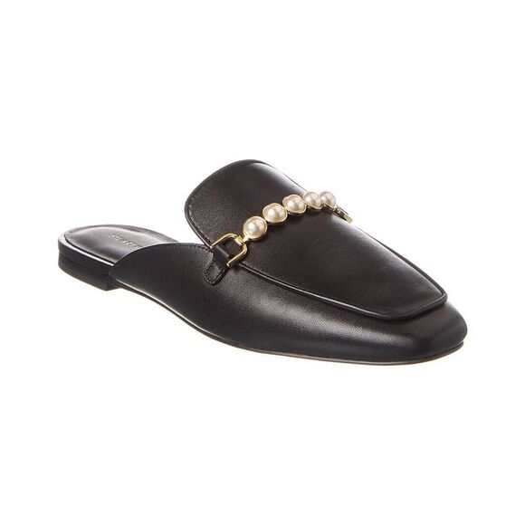 Stuart Weitzman Shoes - Stuart Weitzman Perla Leather Mule, Black